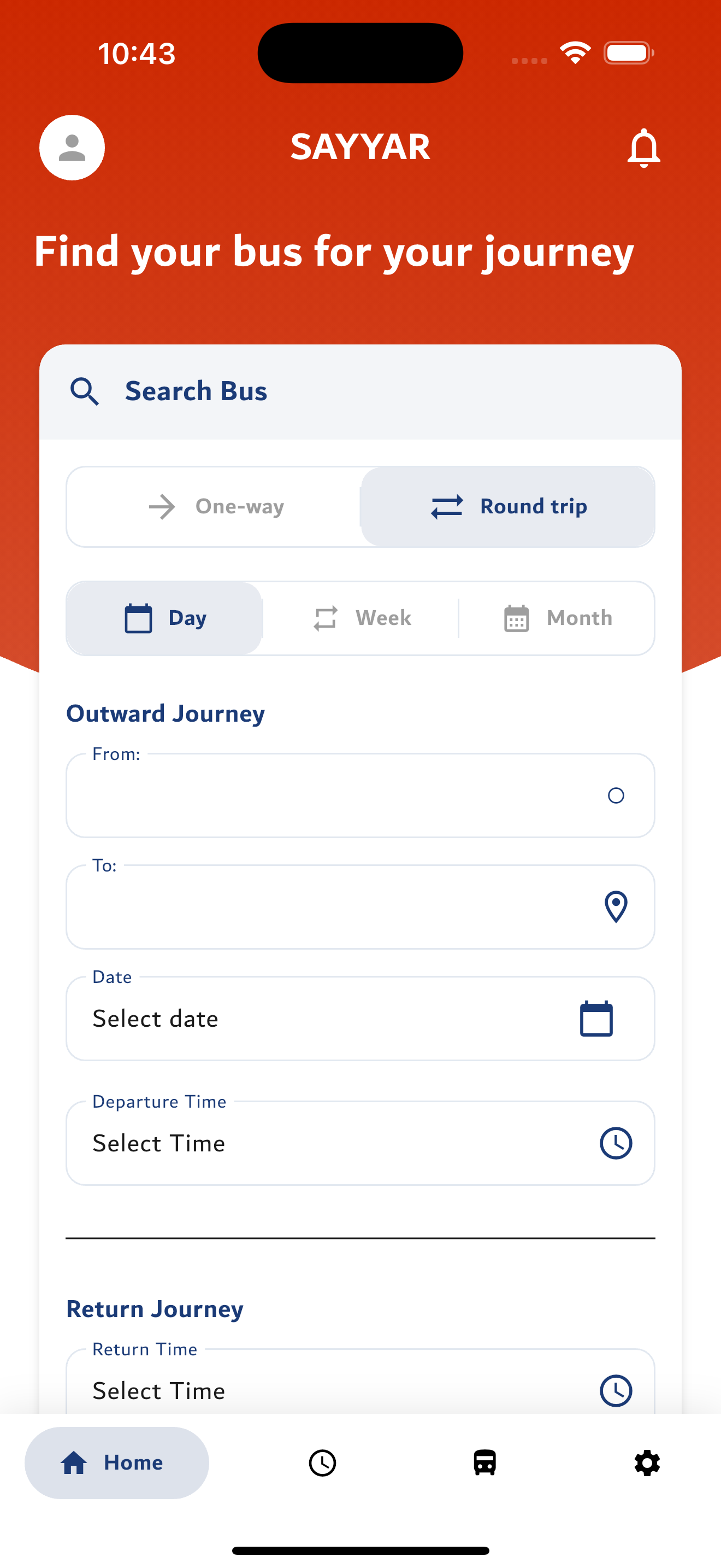 Sayyar Passenger App Screenshot